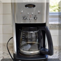 K02. Cuisinart coffee maker - $28